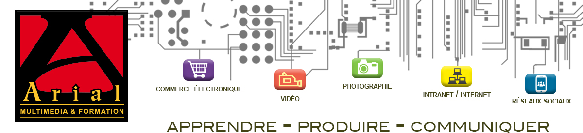 bandeau arial multimedia formation